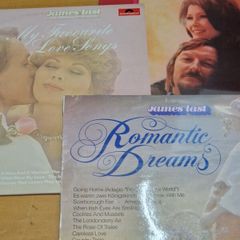 James Last romantic collection of 3 lp vinyls