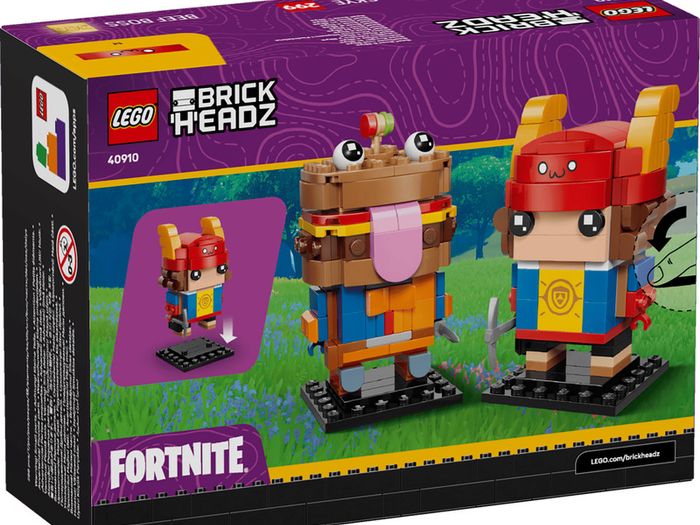 LEGO Fortnite BrickHeadz Beef Boss & Skye Figures 40910