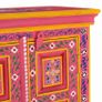 Sideboard Solid Mango Wood Pink Hand Painted Image 7