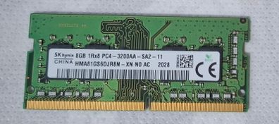 8GB DDR4 Ram Laptop - Sk hynix