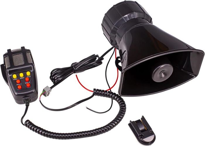 Car Loud Horn siren speaker 12V 115DB 7 Tone Sound Car Siren Vehicle Horn With Mic PA Speaker System