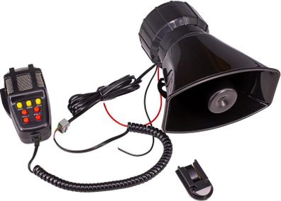 Car Loud Horn siren speaker 12V 115DB 7 Tone Sound Car Siren Vehicle Horn With Mic PA Speaker System
