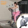 Exercise Bike Foldable Fitness Bike Magnetic Foldable Indoor Cycling Bike 3-In-1 Foldable Exercise Bike for Home Use with Resistance Bands Home Workout Exercise Equipment (FREE EXPRESS POSTAGE) Image 3