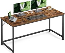 Narrow office desk industrial design