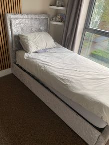 3ft single ottoman bed frame