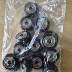 CNC Plastic POM Big Wheel With Bearing Idler V-Slot Aluminum Profile