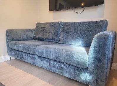 Teal Blue Sofa Set