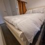 Double bed. Solid wood sleigh. Douglas, Cork collection Image 2