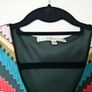 Multi coloured v neck dress Image 3