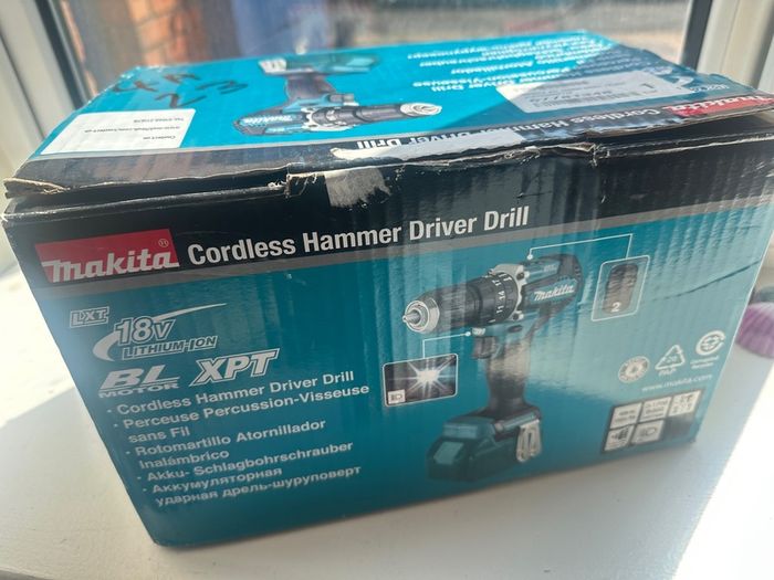 Makita hammer driver drill + battery 18V + charger