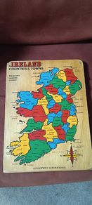 Wooden Jigsaw of map Ireland