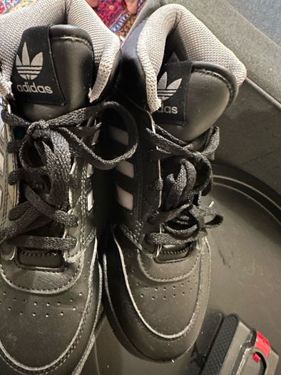 adidas Originals Drop Step Mid Black/Grey Trainers
