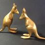 Pair Of Vintage Brass Kangaroo's (Bookends) Image 6