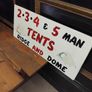 Vintage Hand Painted Wood Sign Image 5