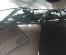 Prada Leather Sandals Black Size 39 Unworn Boxed