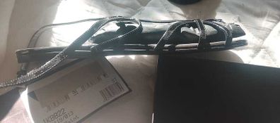 Prada Leather Sandals Black Size 39 Unworn Boxed