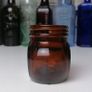 71 - Vintage 4oz Marmite Dark Brown Glass Jar Image 5