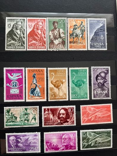 SPAIN Colonies album with stamps
