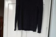 Jermyn Street Navy Cotton jumper with Grey Trim at opening. Lovely quality.