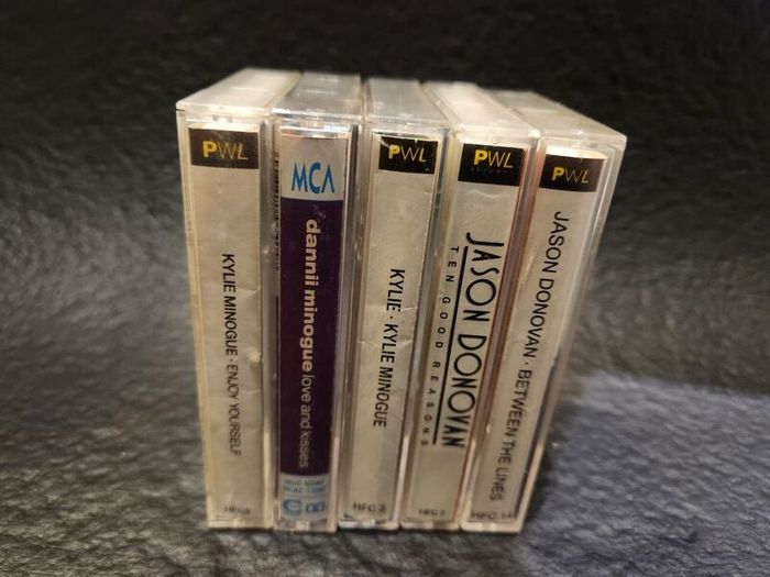Kylie Minogue, Dannii, Jason Donovan Cassette Tape Bundle