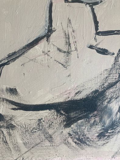 Original Painting Irish  Figurative Roman Statue Painting Original Art contemporary Irish art
