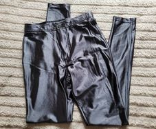 Glamorous Black / Grey Shiny Leggings