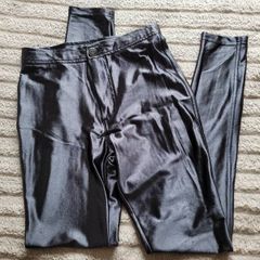 Glamorous Black / Grey Shiny Leggings