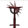 Wood Drafting Table,Artist Drawing table with Height Adjustable & Tilting Large Surface Tabletop,Studio Painting table,Art Craft desk for Writing,Reading,Working Desk,Walnut Colour (FREE POSTAGE) Image 5