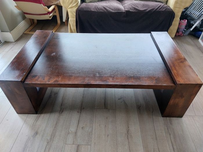 Solid Sheesham Wood Large Coffee Table (EZ Living)