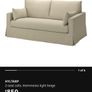 IKEA HYLTARP 2 Seater Sofa Light Beige As New Image 5