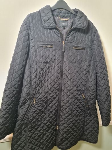 womens HOBBS LONDON QUILTED puffer jacket coat Size UK 14