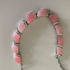 Superb quality Vintage 1950  Pink Lucite Necklace Vintage perfect condition