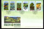 2017 Isle of Man Green Mann Food Matters on the Isle of Man Commemorative Stamps First Day Cover (FDC)