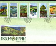 2017 Isle of Man Green Mann Food Matters on the Isle of Man Commemorative Stamps First Day Cover (FDC)