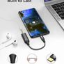 2-in-1 USB-C PD Headphone Jack Adapter [Type-C to 3.5 mm Audio Adapter for Aux, Stereo, Earphones, Headsets] [Braided Nylon Cable] Image 5