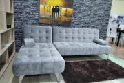 Large Corner Sofa Bed (grey) 240 Cm