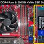HP Desktop PC & ACER Monitor | Intel i5 7400 Nvidia GTX1060 32GB DDR4 Image 6