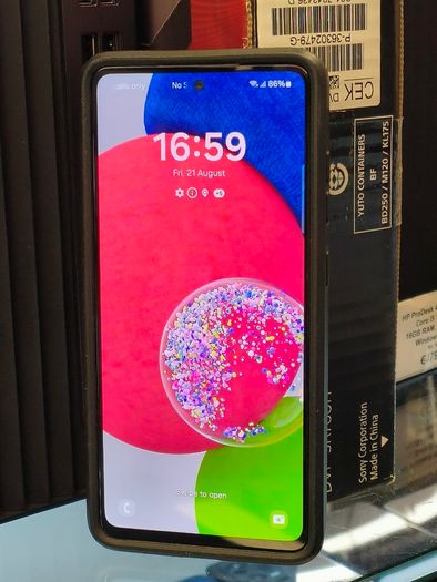 Samsung Galaxy A52S 5G 128GB Dual Sim Unlocked Black Android Phone with Cover