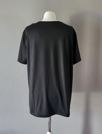 Black Xmas t-shirt with gnomes, Size 0XL / UK16, Brand new