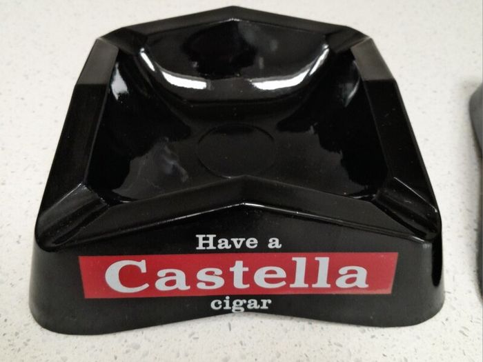 2 Vintage Castella Cigar Ashtrays