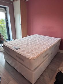 Perfect condition double mattress and base