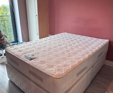 Perfect condition double mattress and base