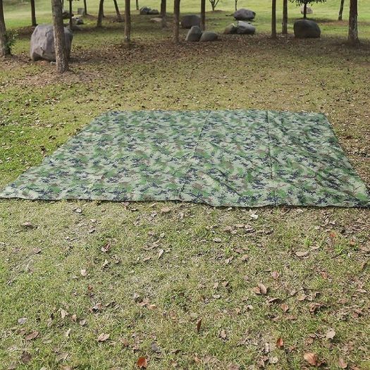 FREE EXPRESS SHIPPING Hammock Camping Tarp Rain Fly, Waterproof Tent Footprint Shelter Canopy Sunshade Cloth Picnic Mat for Outdoor Awning Hiking Beach Backpacking - Included Guy Lines & Stakes