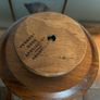 Vintage 70s Vermont Woodbury Shelburne Wood Trivet Lazy Susan Image 4