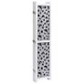 6-Panel Room Divider Grey 210x165 cm Solid Wood Image 6