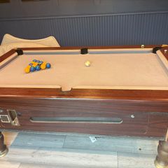 6 by 3ft Slate bed pool table