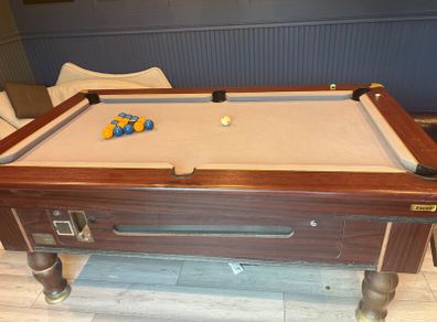 6 by 3ft Slate bed pool table