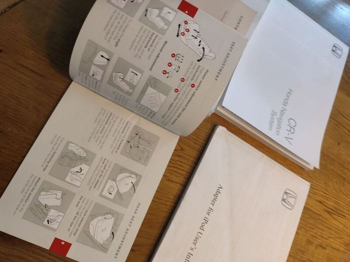Honda CR-V owners manual booklets