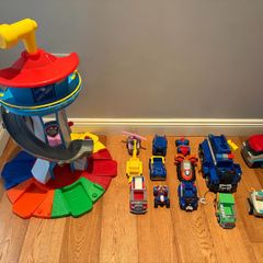 Paw Patrol bundle(Tower,  Vehicles and characters)