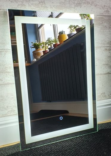 LED Bathroom Mirror 50x70cm Touch Switch Cold Warm Light